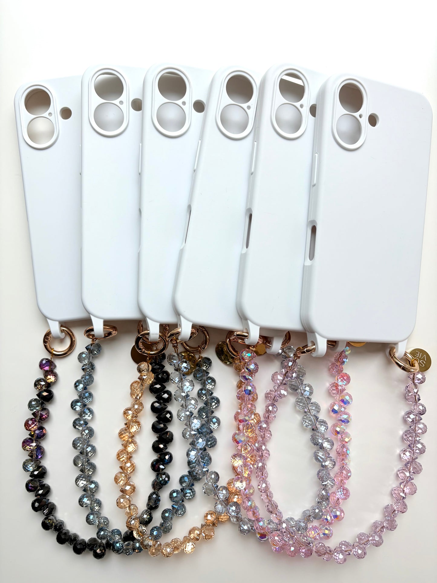 Blue Raindrop Wristlet