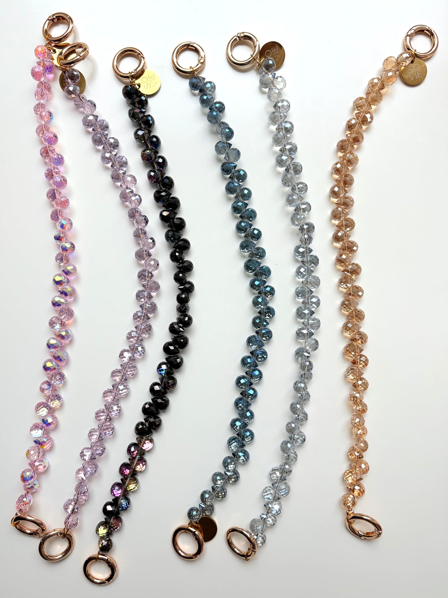 Silver Raindrop Wristlet