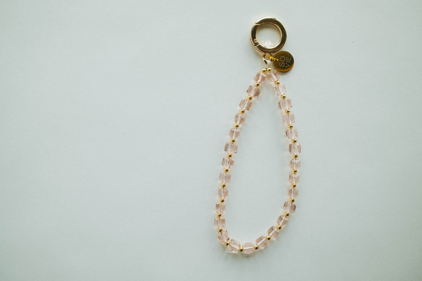 Single Ring Crystal Wristlet