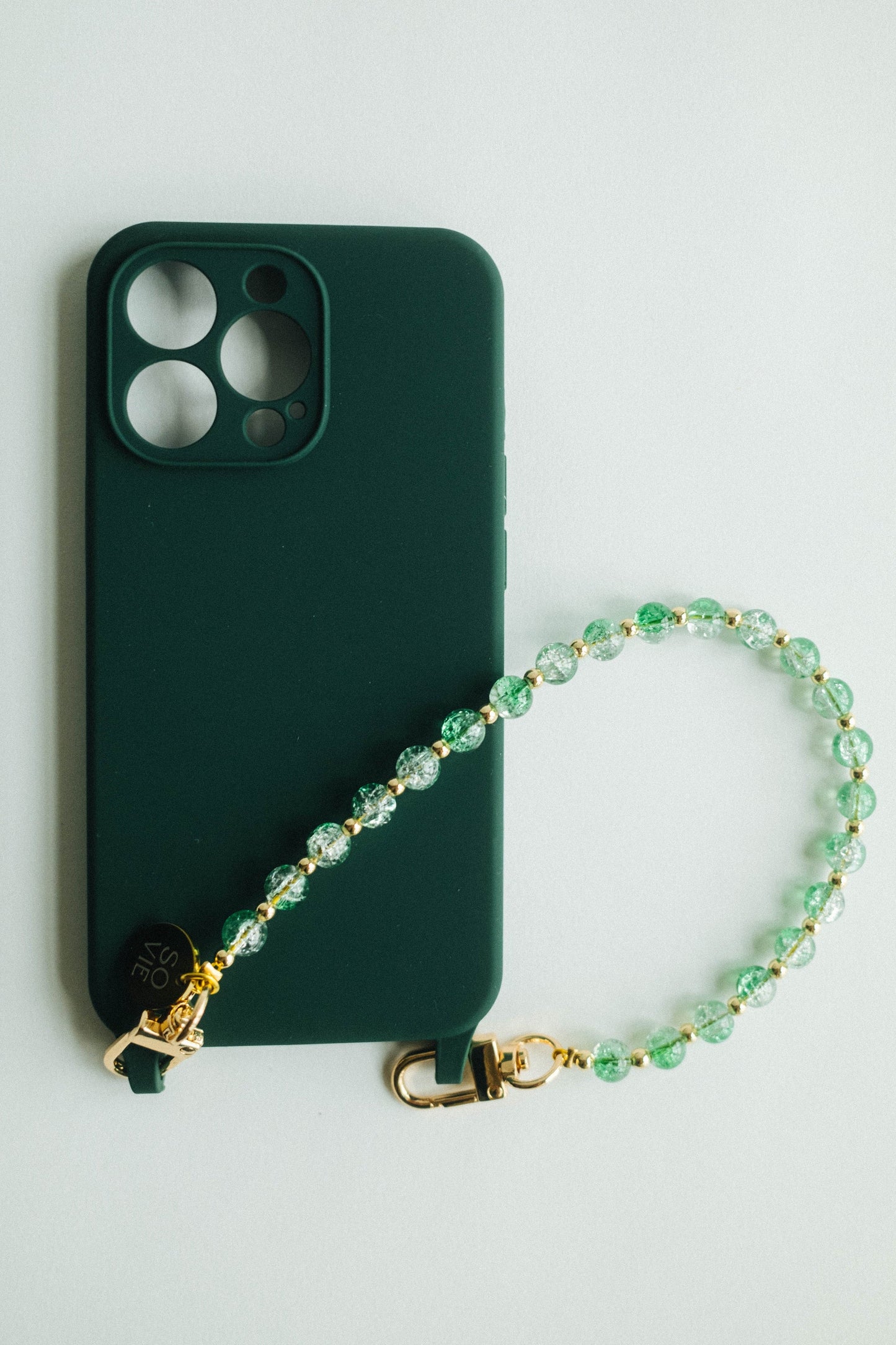 Green Luminous Wristlet