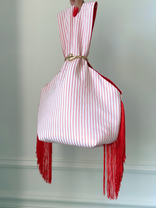 RIGA BUCKETFUL BAG + FRINGE