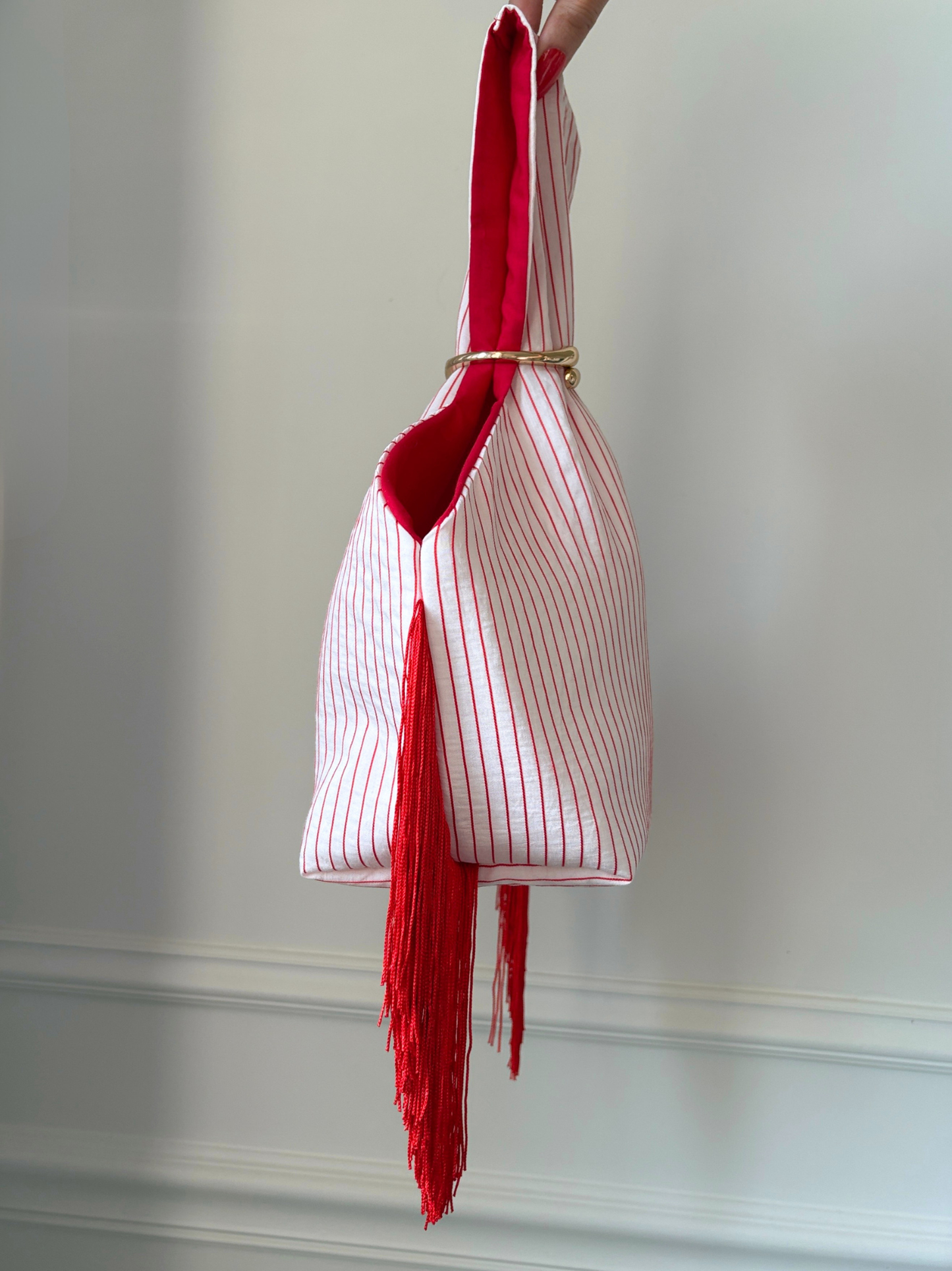 RIGA BUCKETFUL BAG + FRINGE