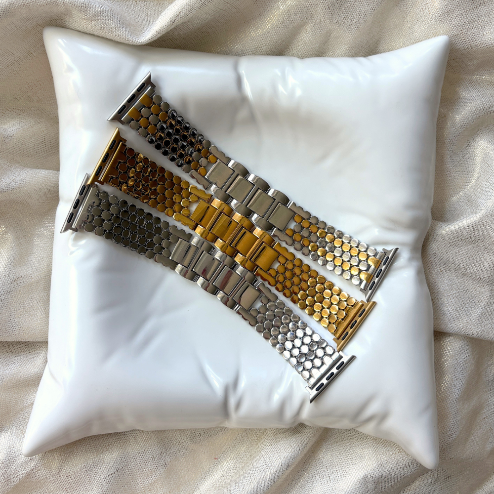 Hexi Gold Watch Band