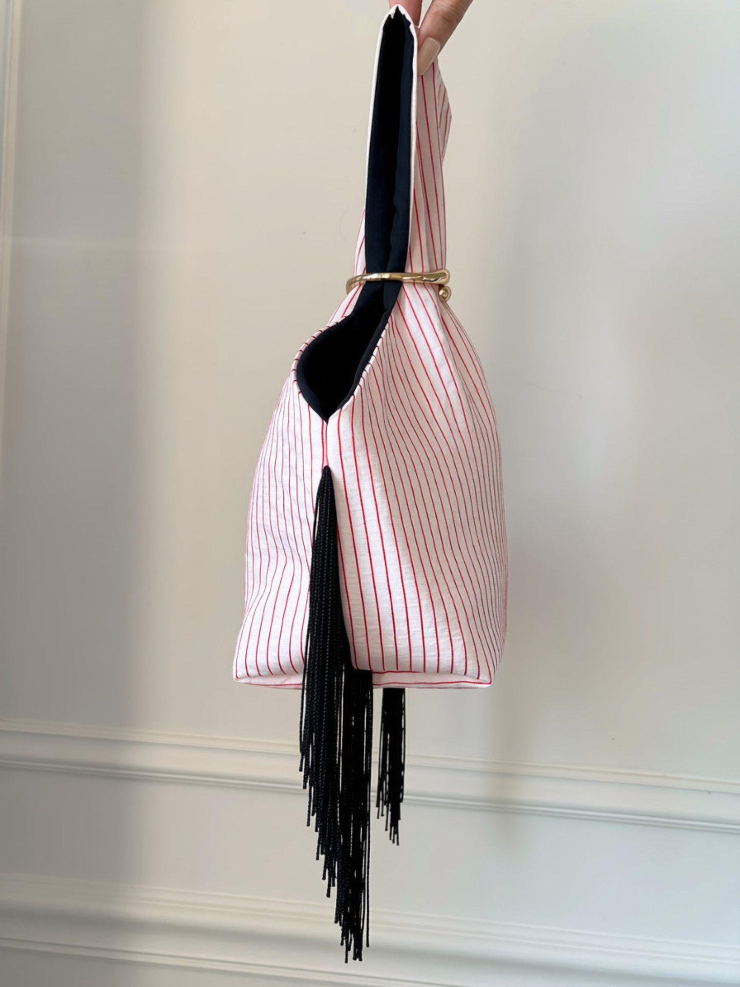 RIGA BUCKETFUL BAG + FRINGE