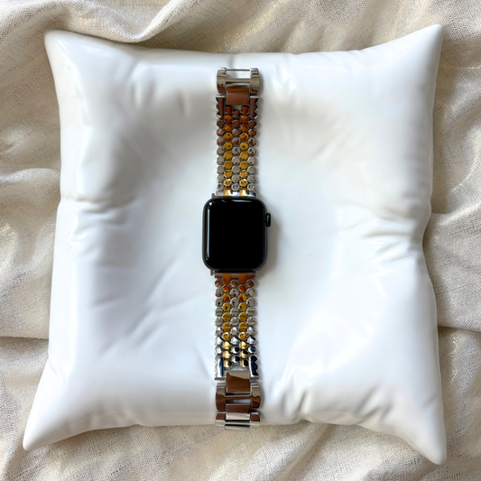 Hexi Dual-tone Watch Band
