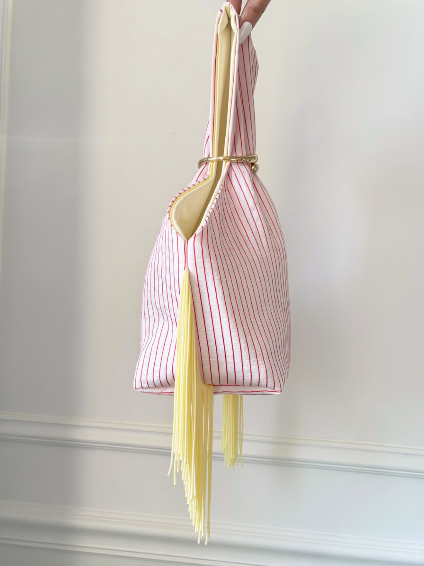 RIGA BUCKETFUL BAG + FRINGE