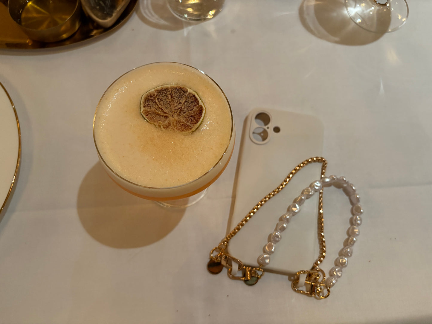 Pearl Stone Wristlet