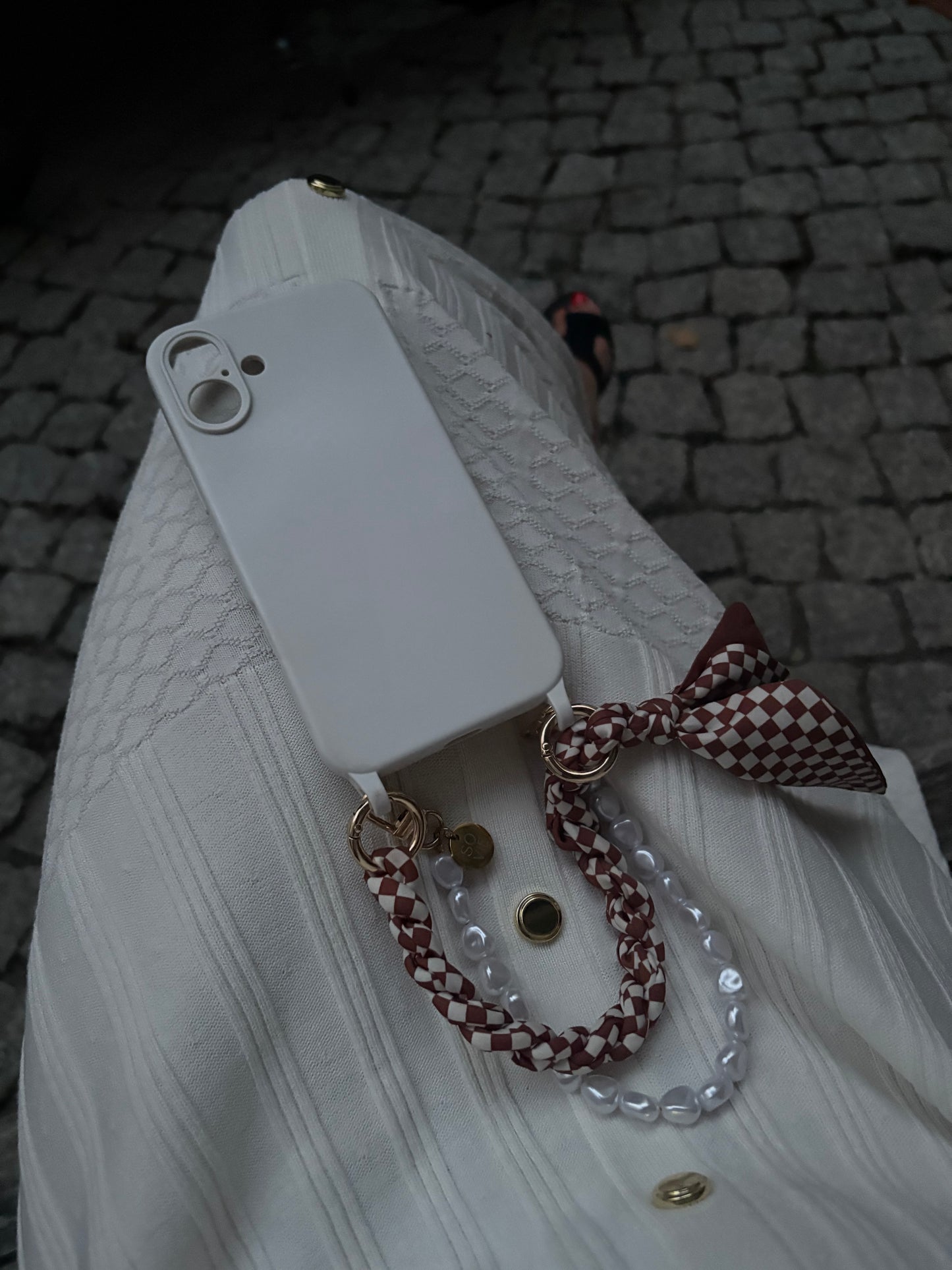 Pearl Stone Wristlet