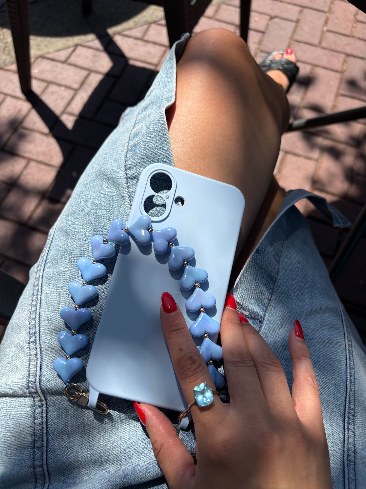 Light Blue Hook Phone case