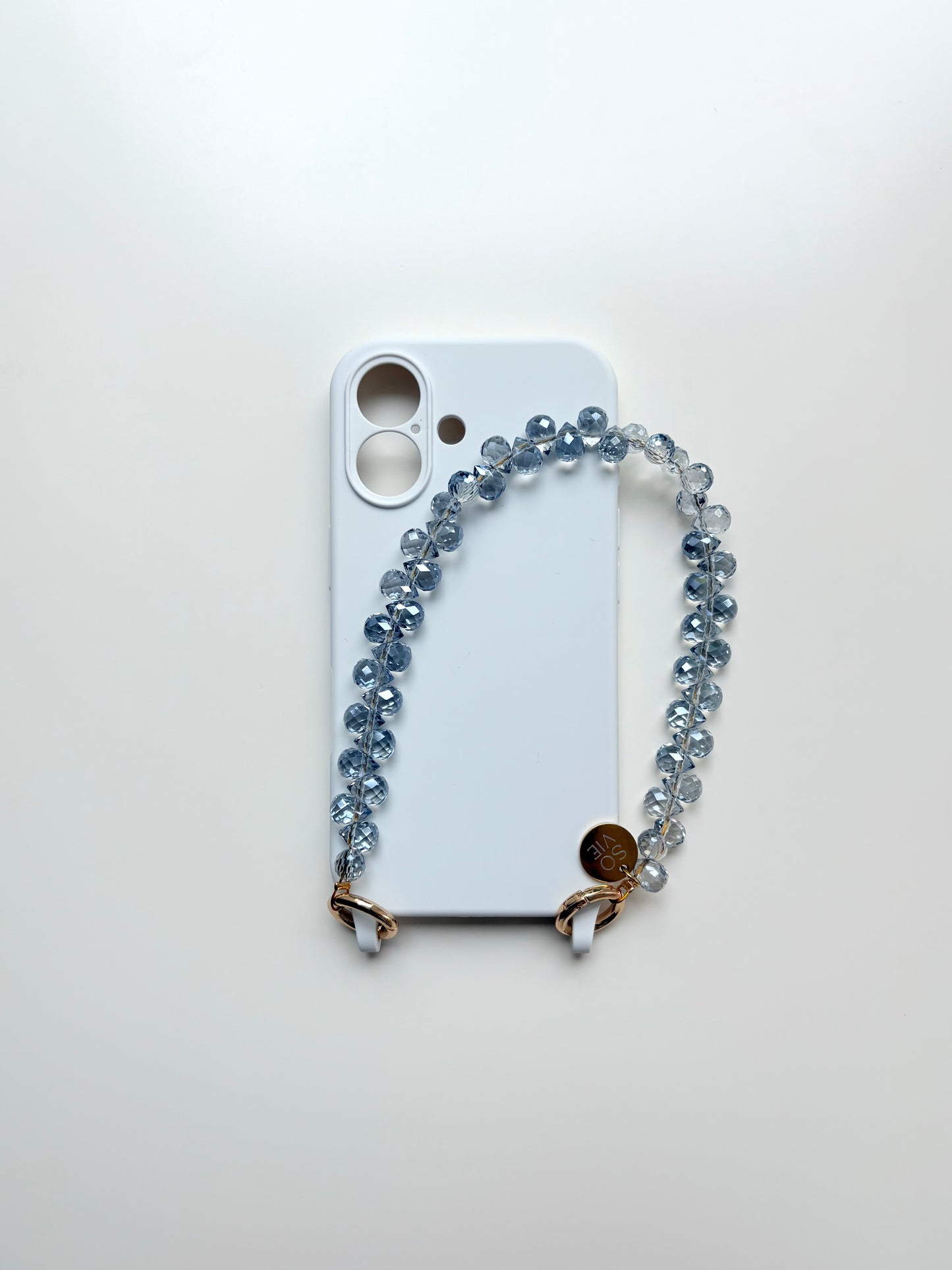 Silver Raindrop Wristlet