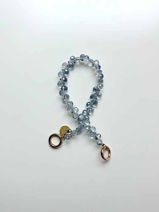 Silver Raindrop Wristlet