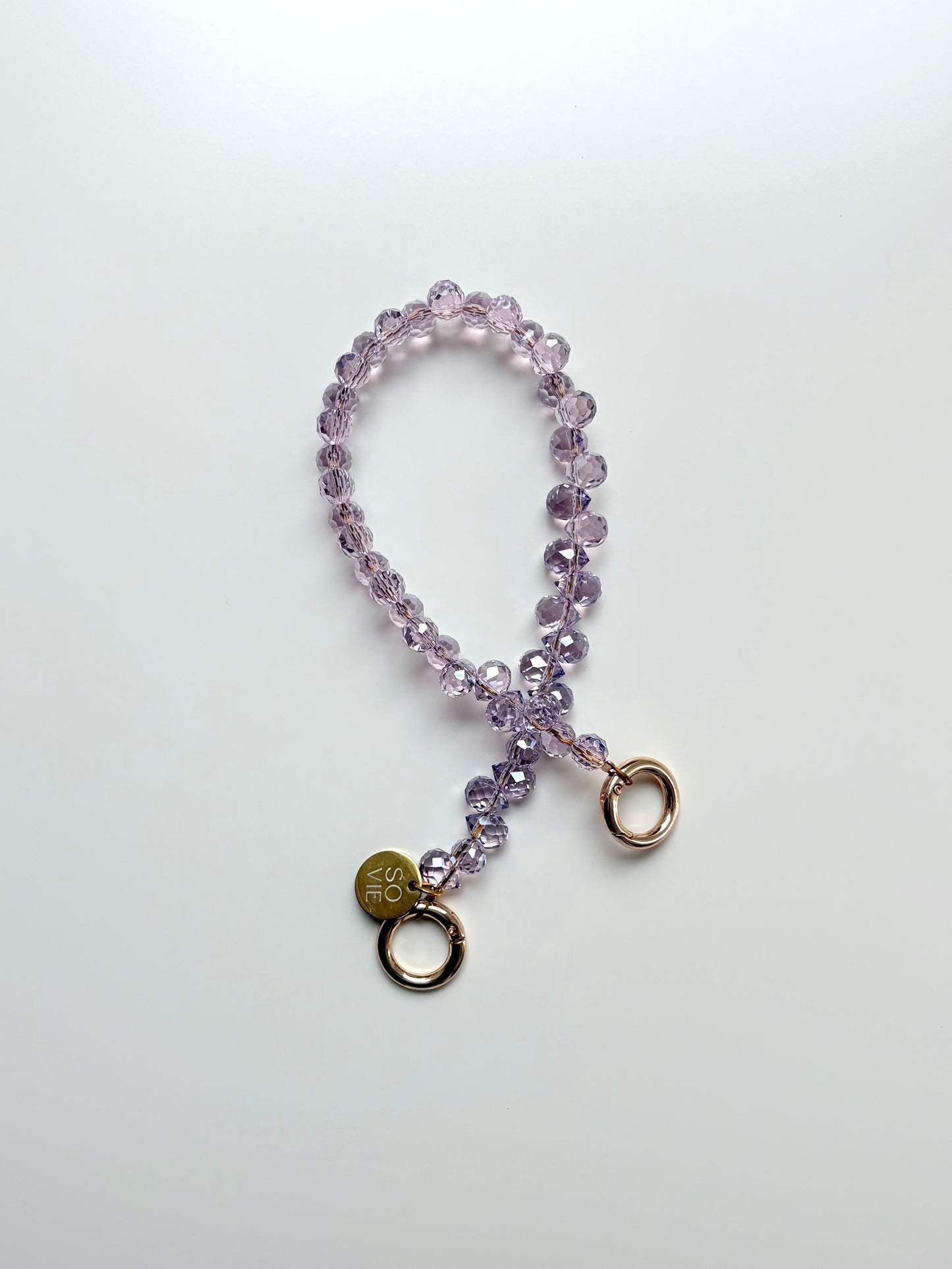 Lavender Raindrop Wristlet