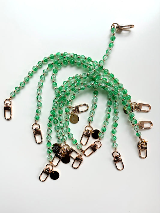 Green Luminous Wristlet