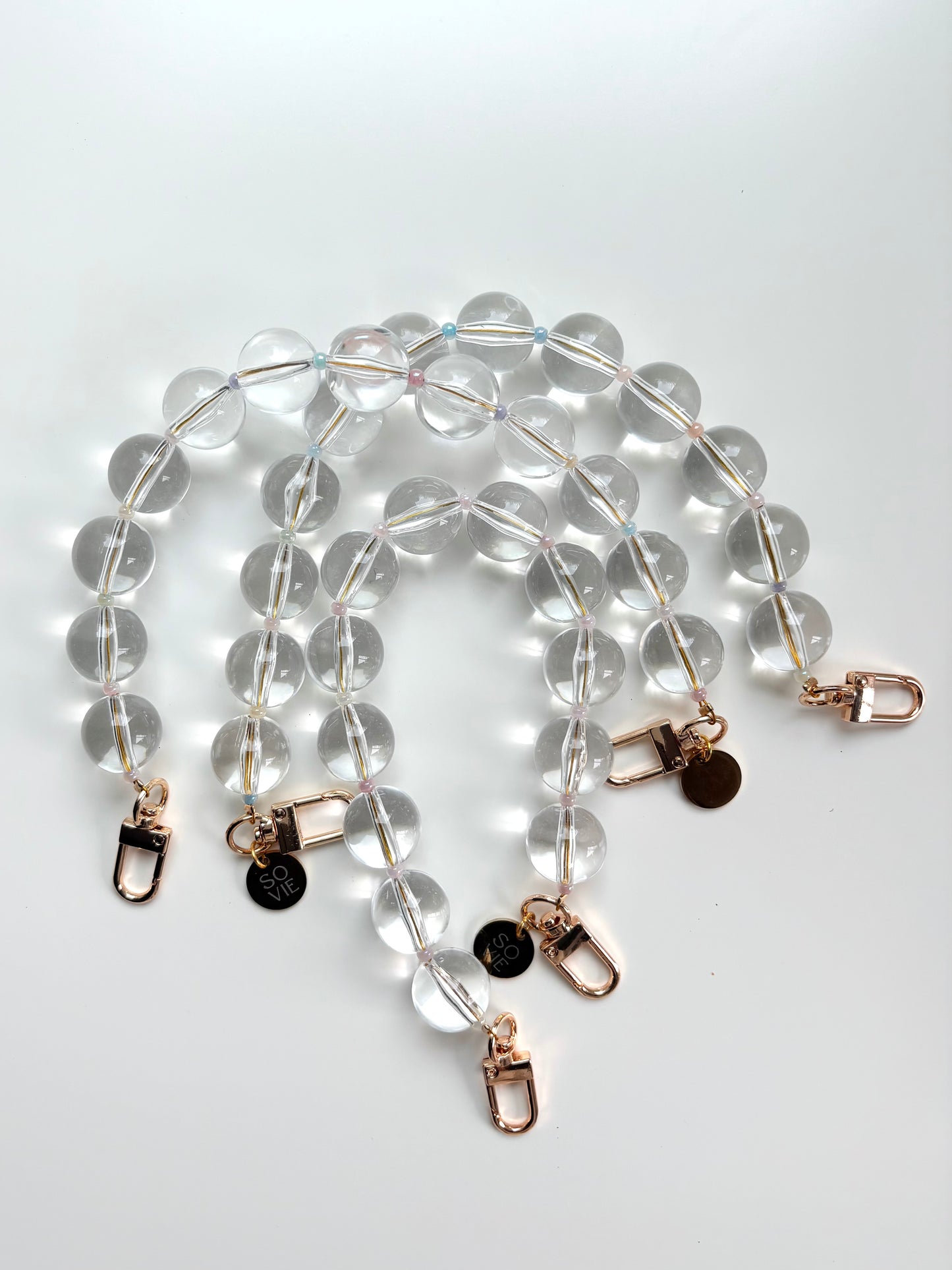 Clear Bubble Wristlet