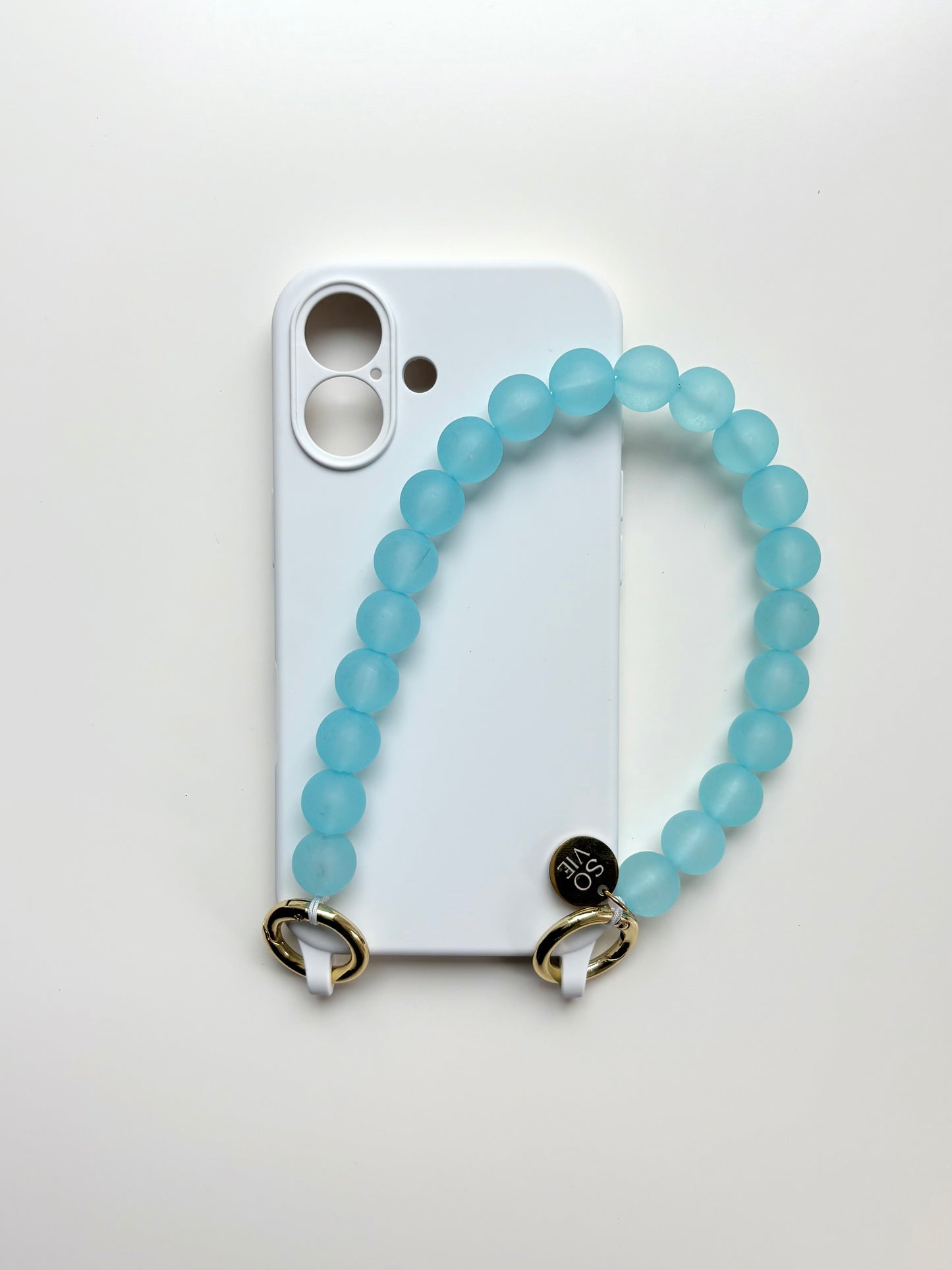 Blue Bubble Wristlet