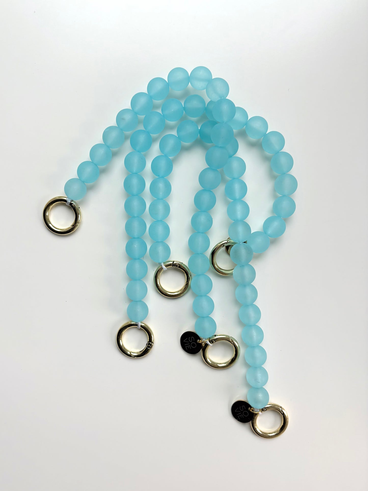 Blue Bubble Wristlet