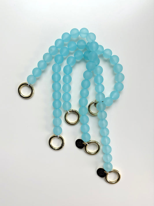 Blue Bubble Wristlet