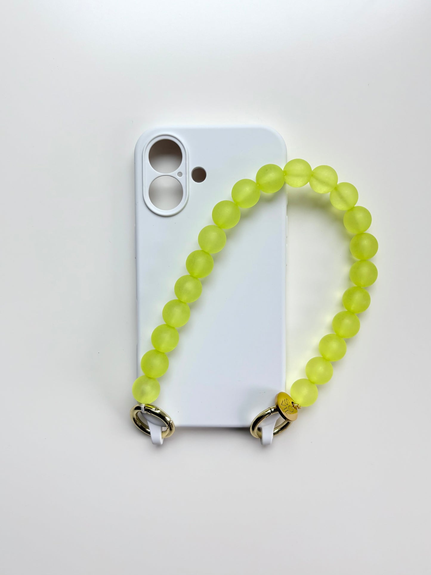 Yellow Bubble Wristlet