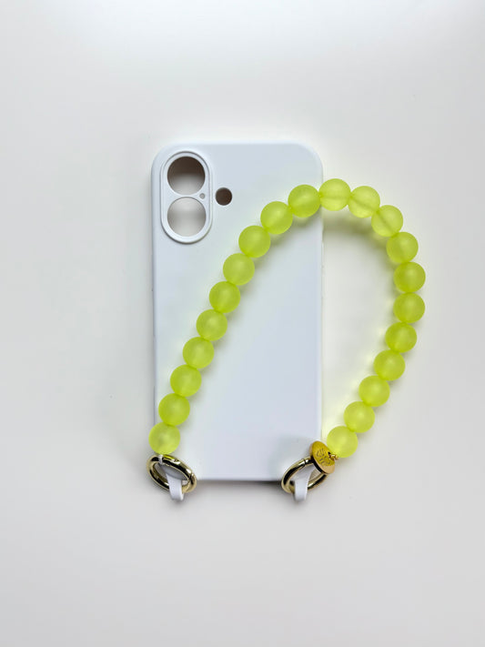 Yellow Bubble Wristlet