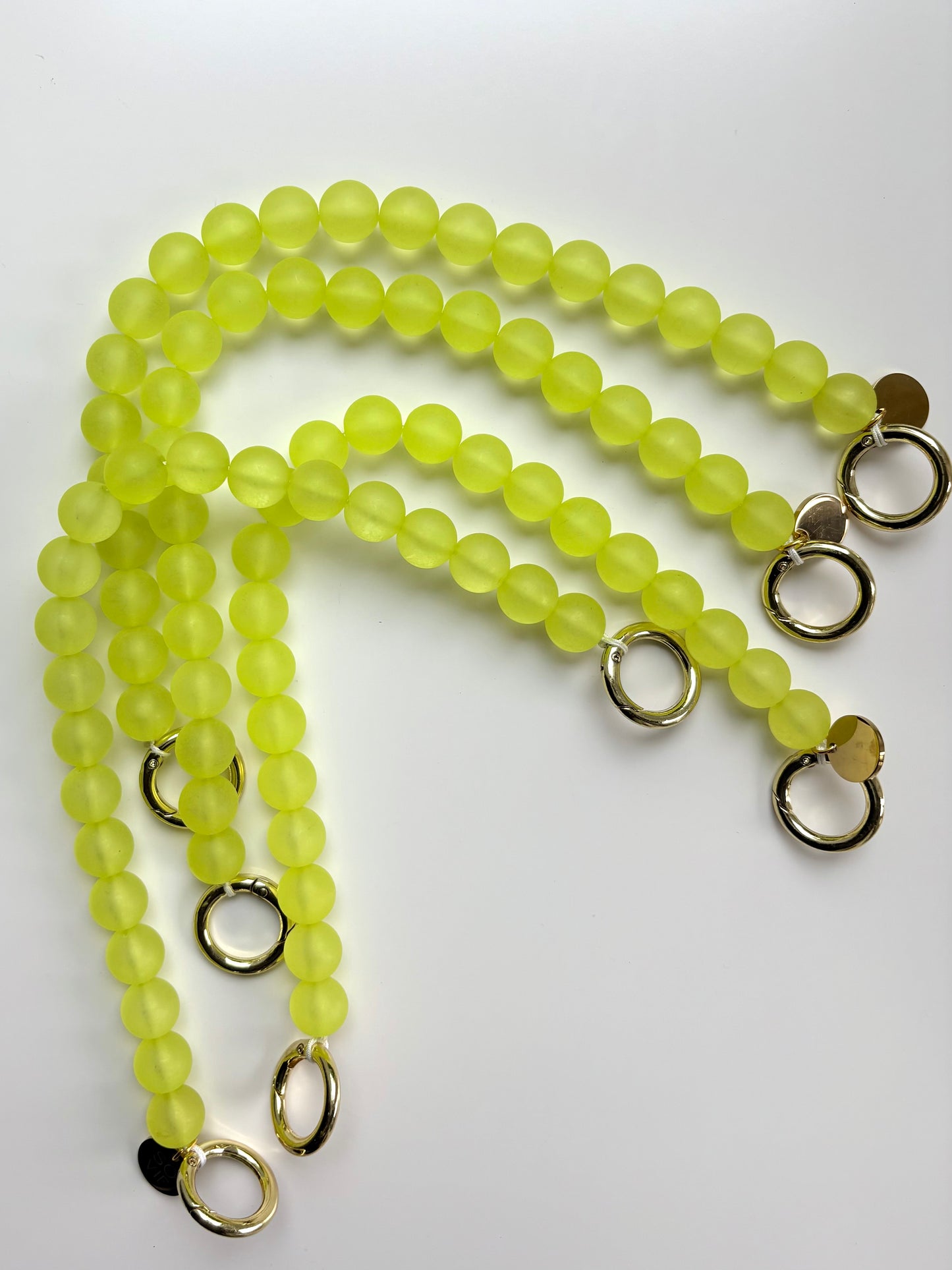 Yellow Bubble Wristlet