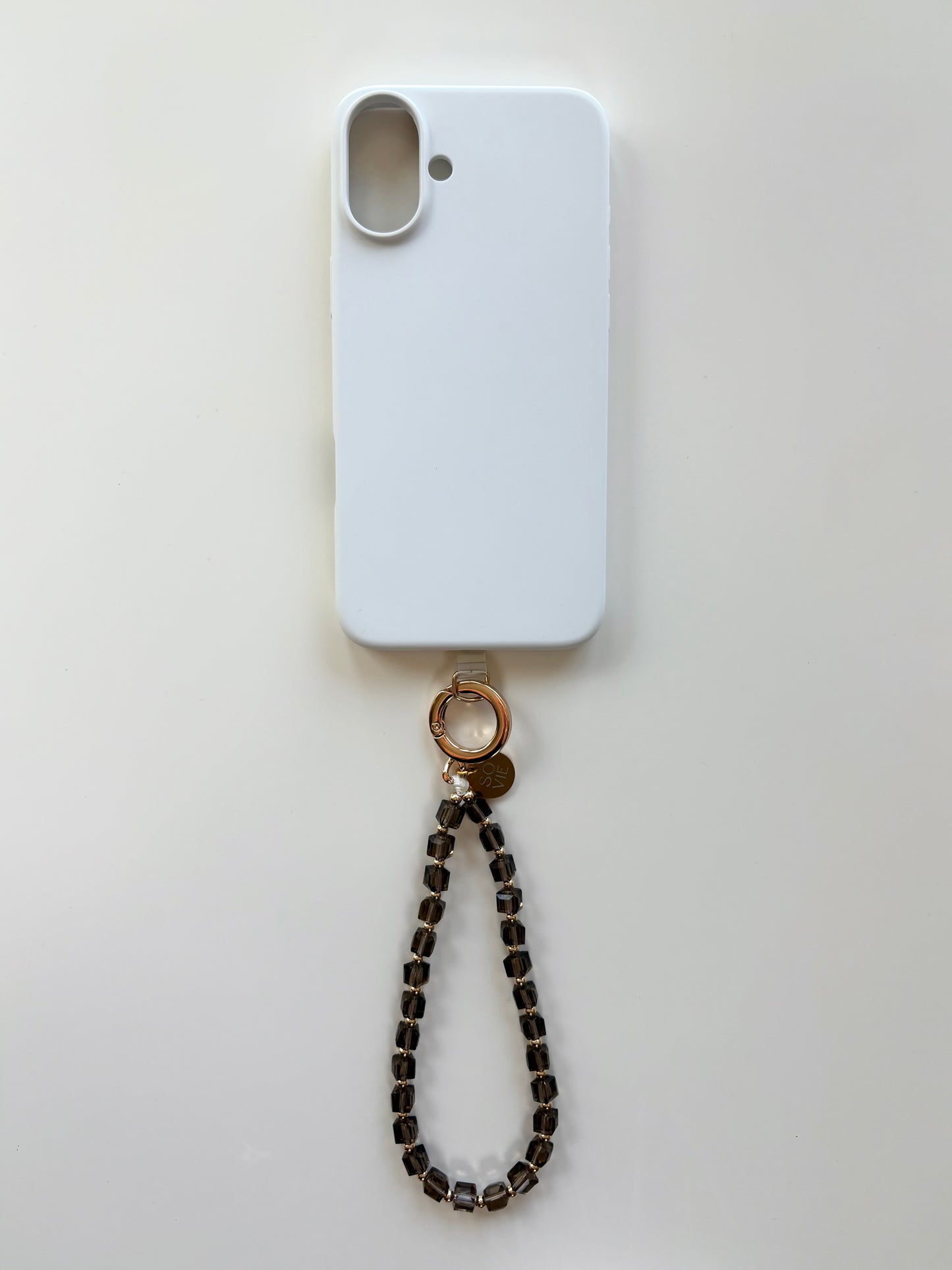 Espresso Crystal Wristlet