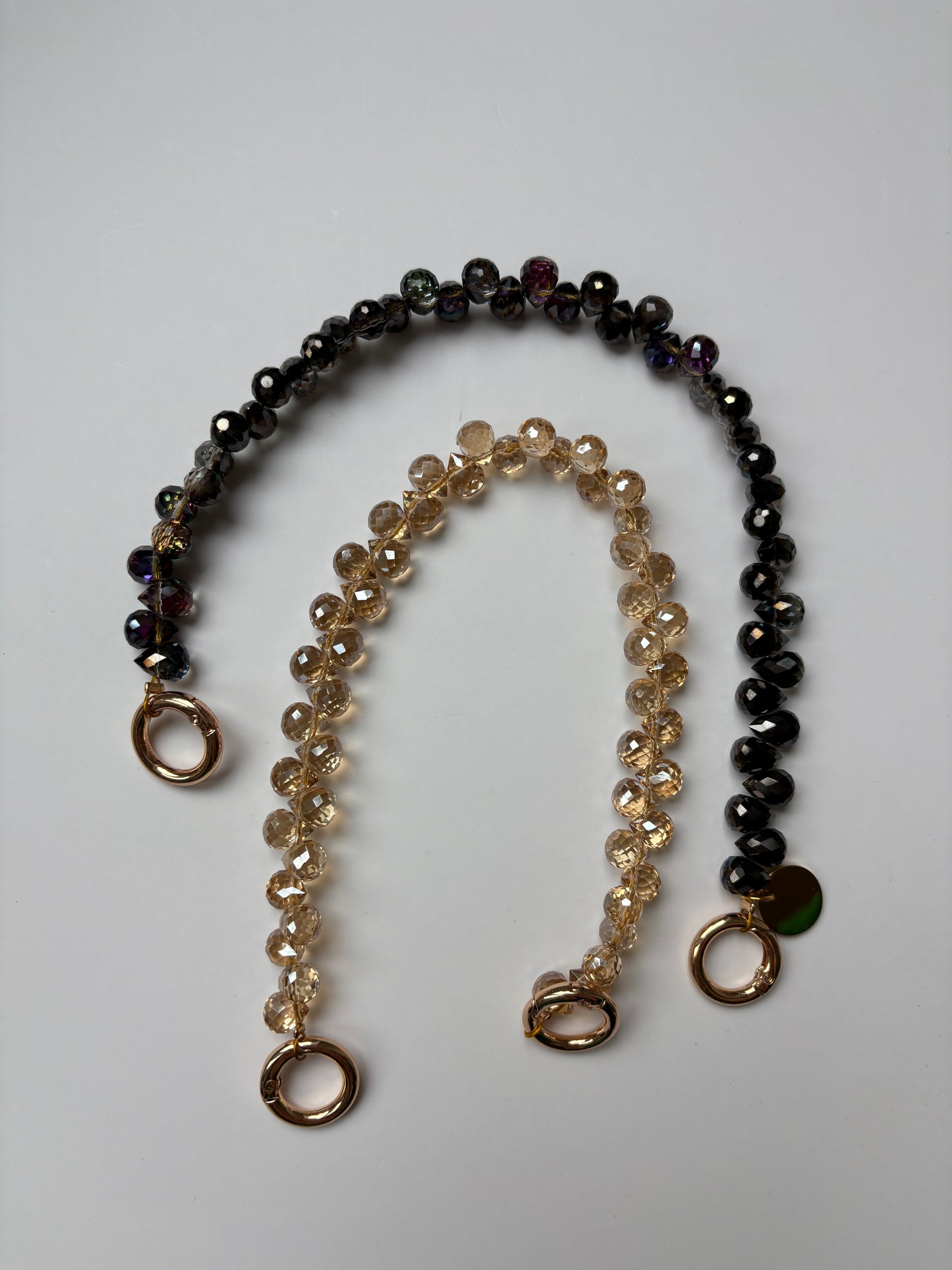 Onyx Raindrop Wristlet