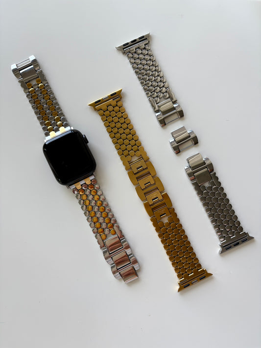 Hexi Dual-tone Watch Band