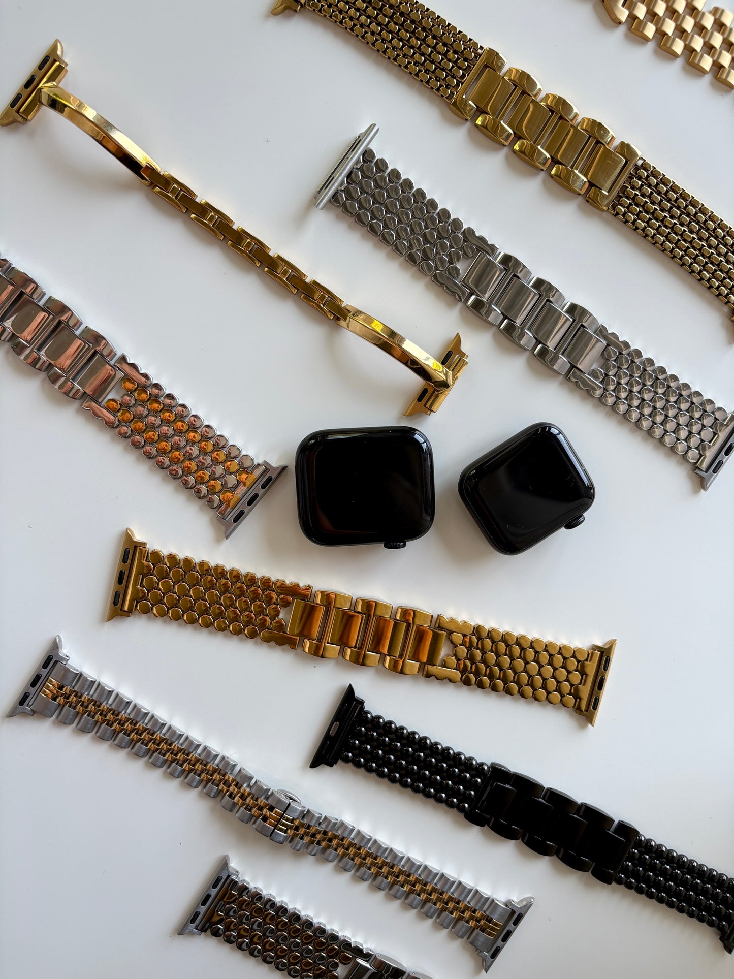 Hexi Gold Watch Band